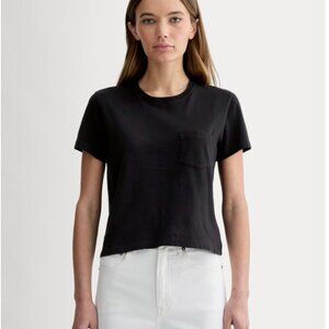 Everlane The Box-Cut Tee in Essential Cotton (Pocket)
